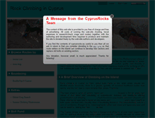 Tablet Screenshot of cyprusrocks.eu